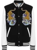 Philipp Plein tattoo-patches bomber jacket - Black