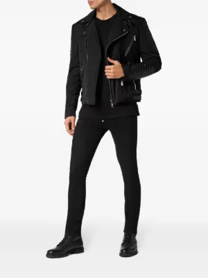 Philipp Plein（フィリッププレイン）レザージャケット - FARFETCH