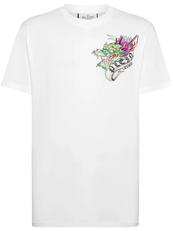 Tシャツ・カットソー PHILIPP PLEIN Men T-shirt White SADCMTK6787PJY002N 01 23626382_53762334_600.jpg