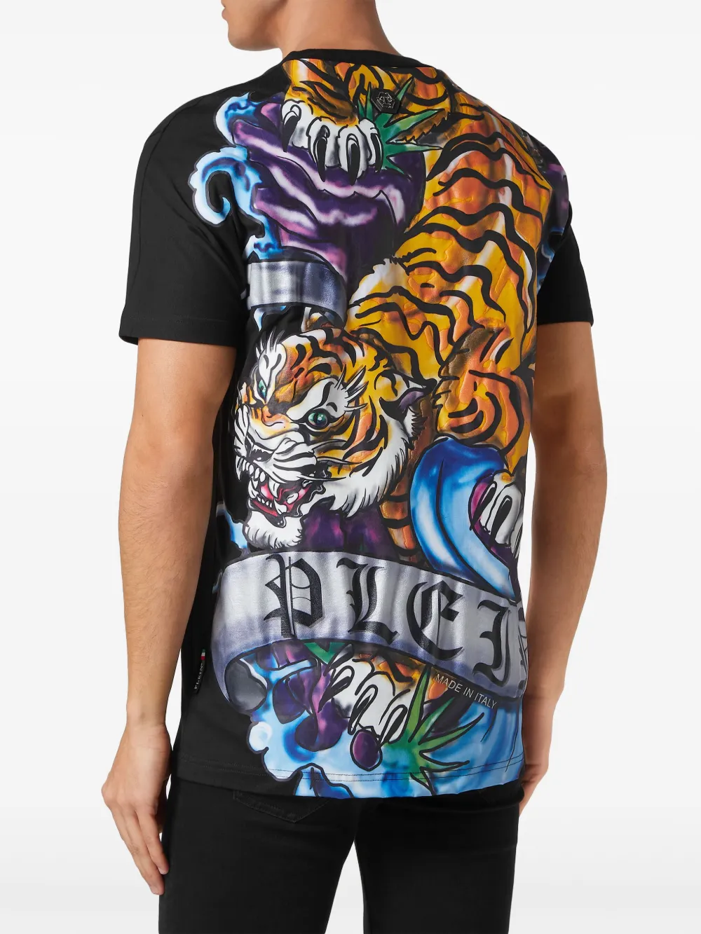 Philipp Plein T-shirt met print Zwart
