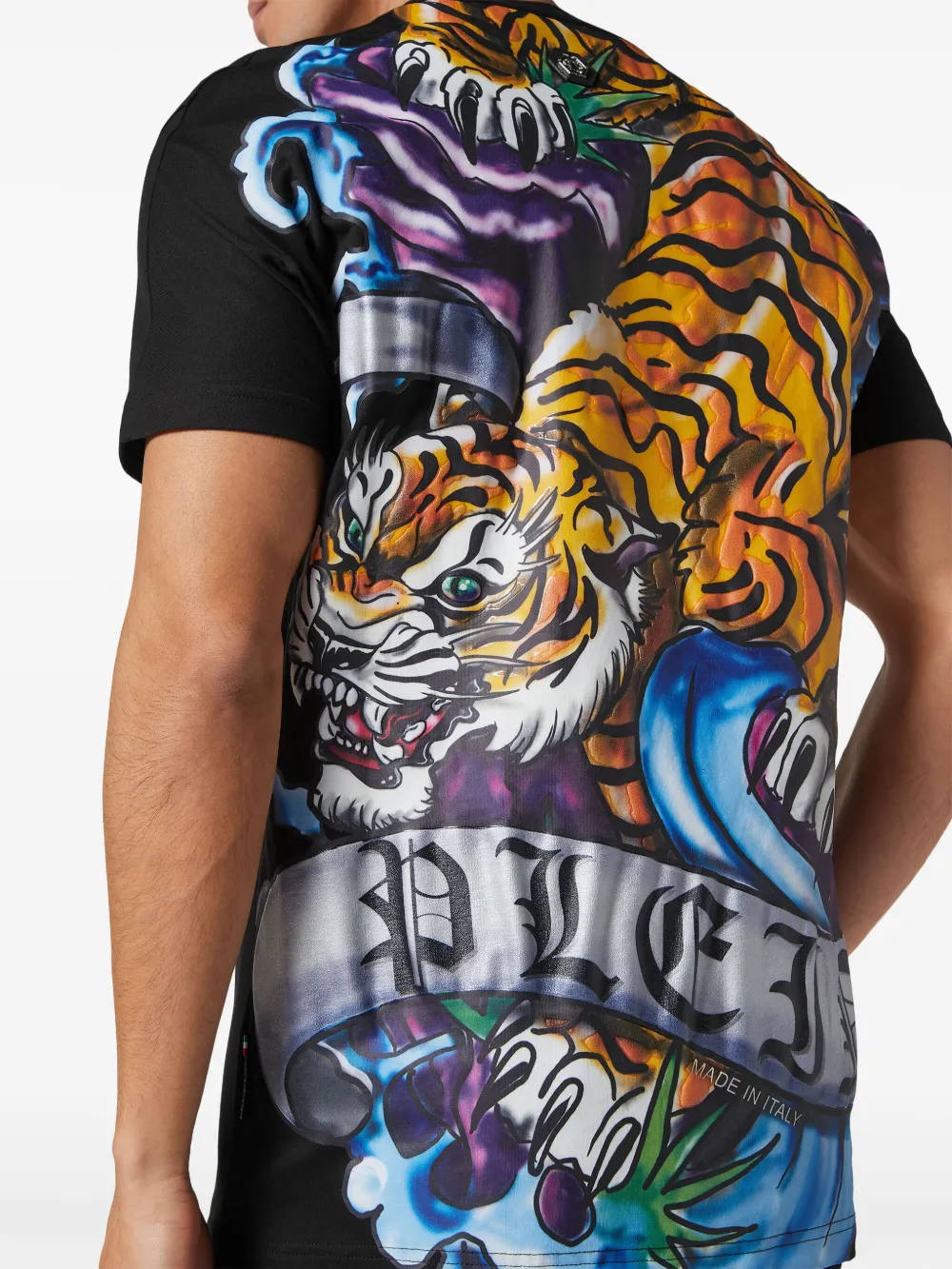 Philipp Plein T-shirt met print Zwart