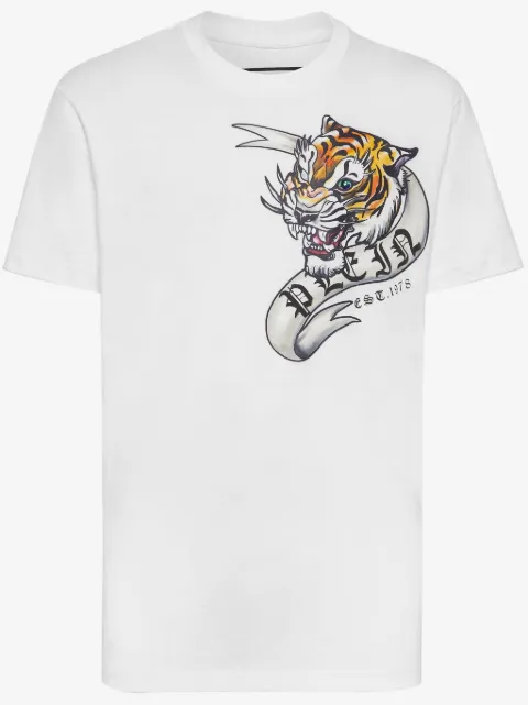 Philipp Plein graphic-print cotton T-shirt