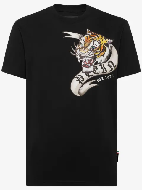 Philipp Plein graphic-print cotton T-shirt