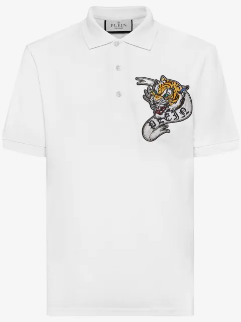 Philipp Plein Tattoo-embroidered polo shirt