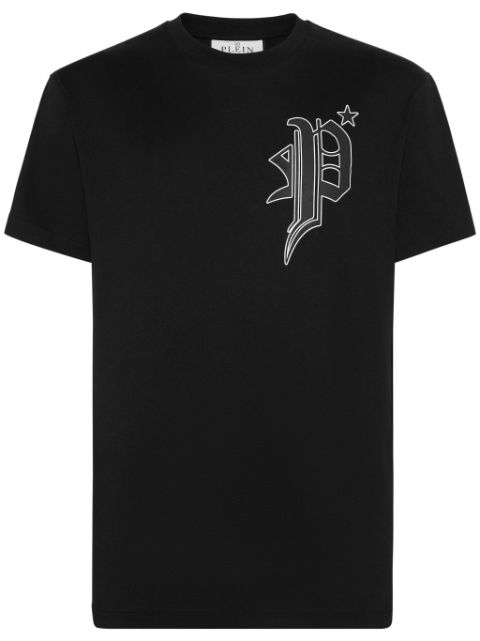 Philipp Plein Tattoo logo-print cotton T-shirt Men