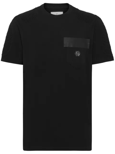 Philipp Plein logo-appliqué cotton T-shirt 