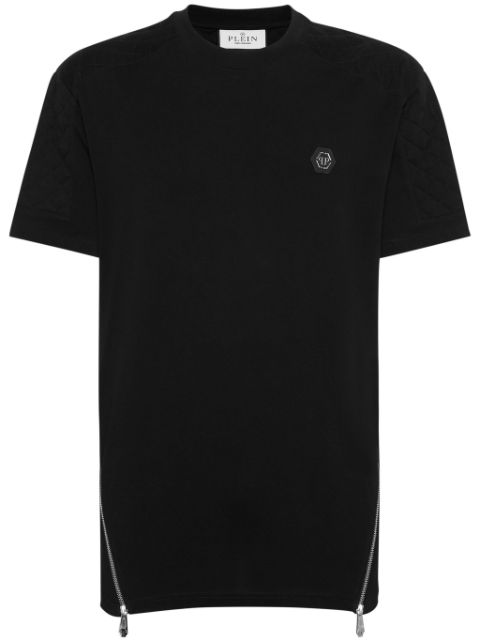 Philipp Plein zip-detail cotton T-shirt Men