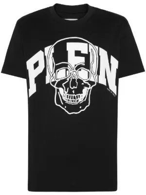 Philipp Plein SS スカル Tシャツ | ブラック | FARFETCH JP