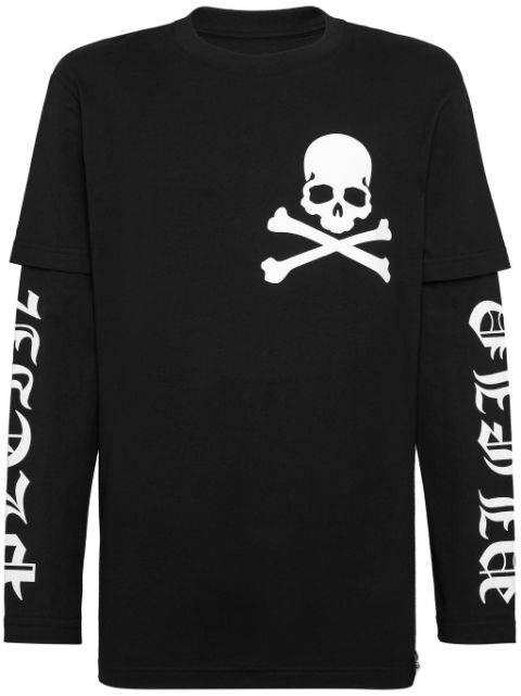 Philipp Plein skull-print cotton T-shirt Men