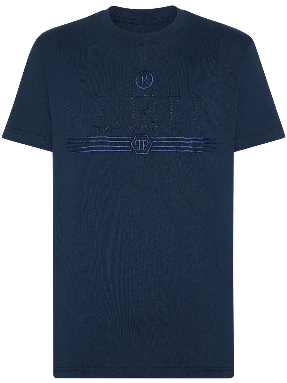 Philipp Plein T-shirt met logoprint Blauw