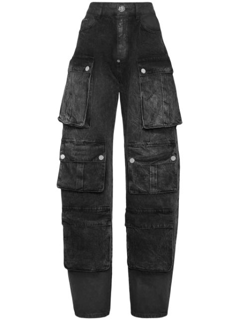 Philipp Plein oversize cargo jeans Women