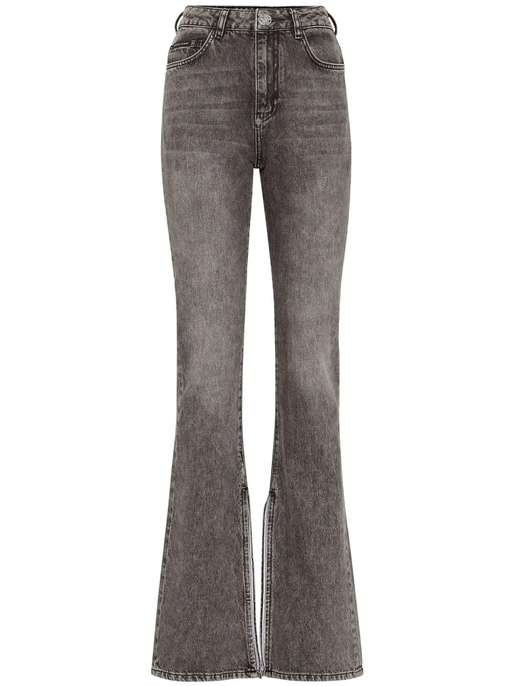 Philipp Plein High waist jeans Grijs
