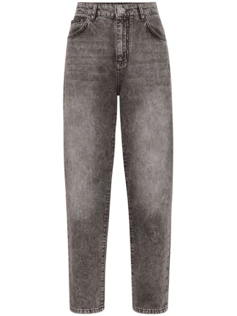 Philipp Plein jeans tapered con tiro alto