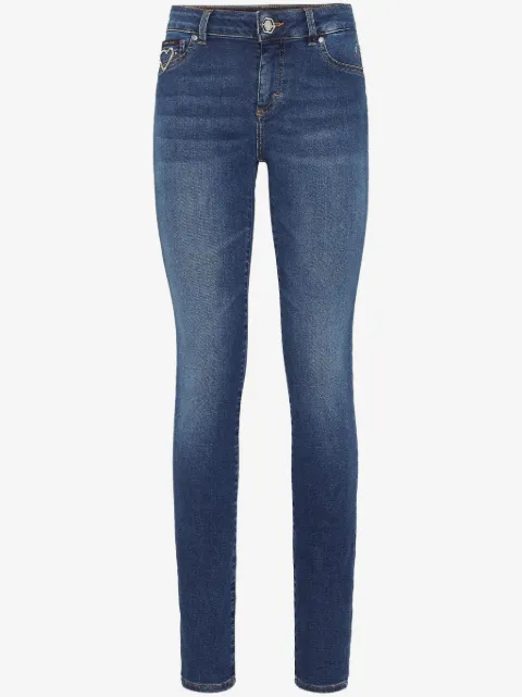 Philipp Plein Calça jeans skinny com logo