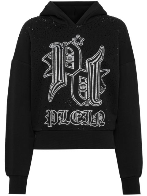 Philipp Plein Gothic Plein rhinestone-embellished hoodie Women