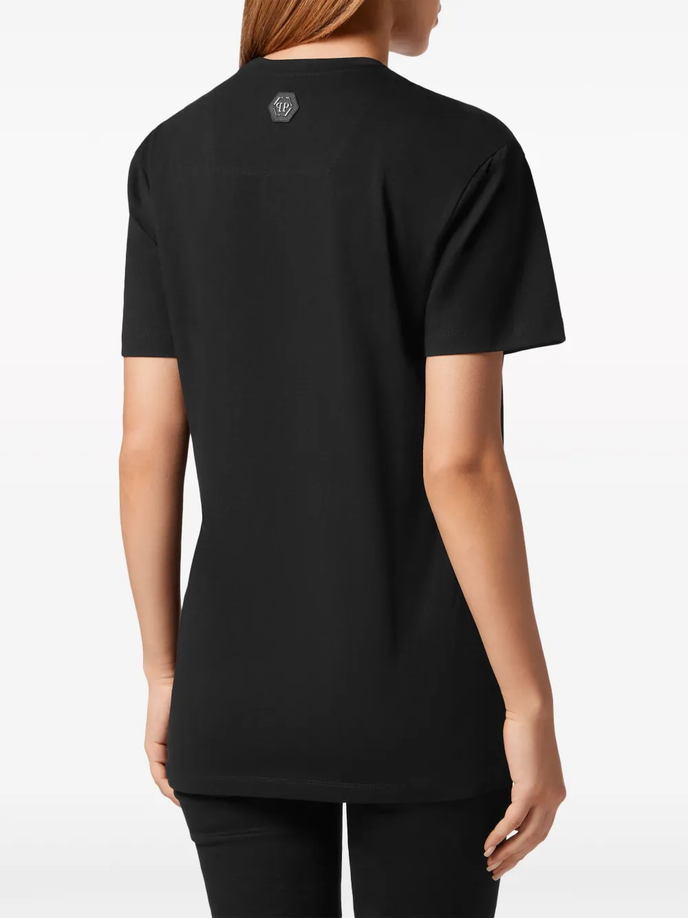Philipp Plein Katoenen T-shirt Zwart