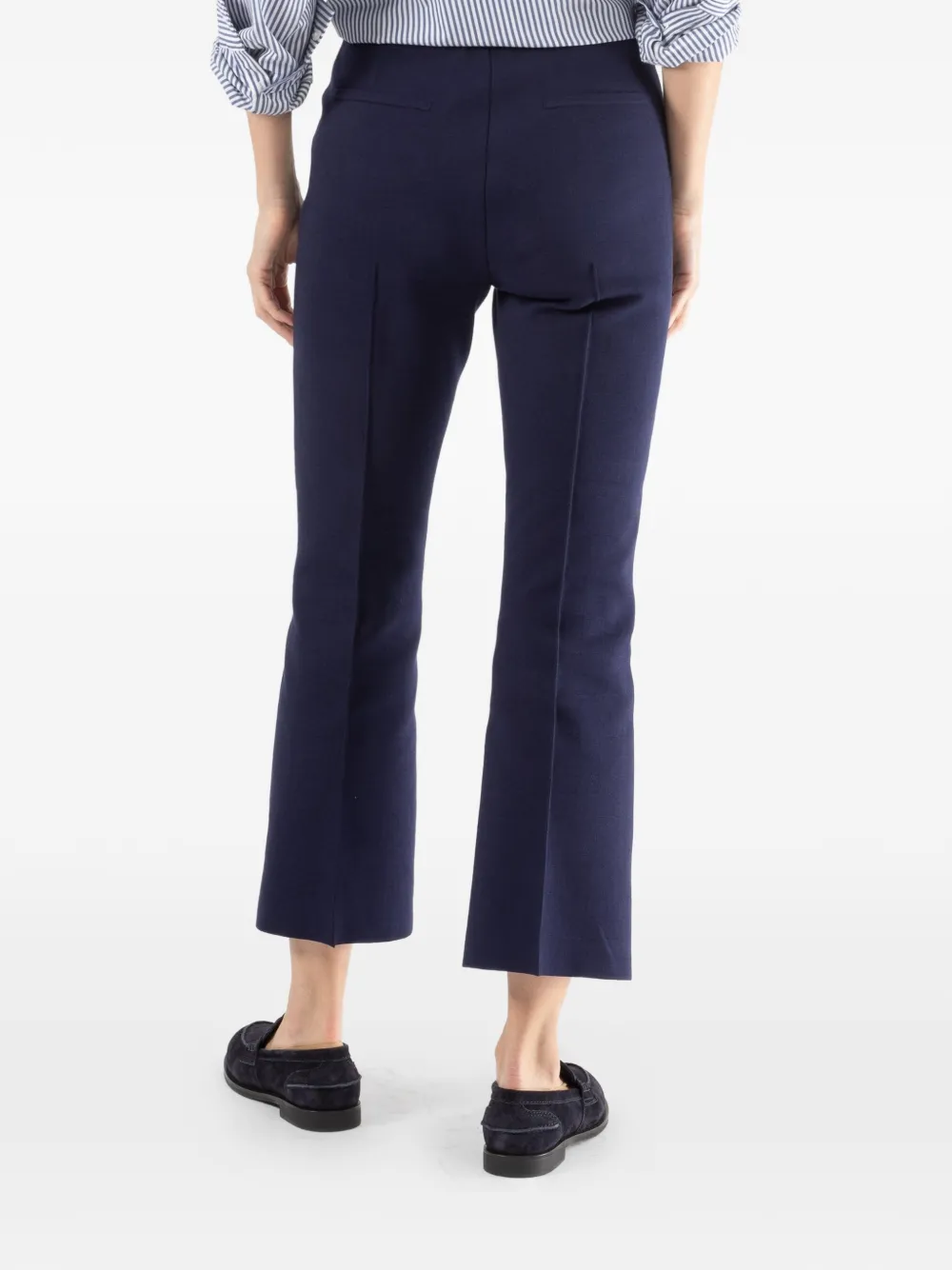 High Sport Kick pull-on cropped broek Blauw