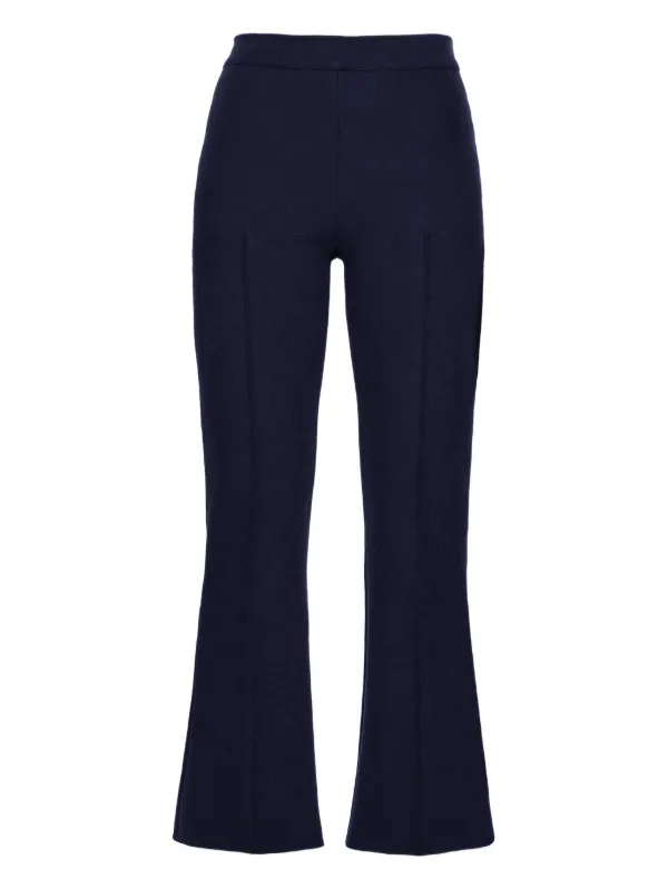 High Sport Kick Pull-on Cropped Trousers in Blue