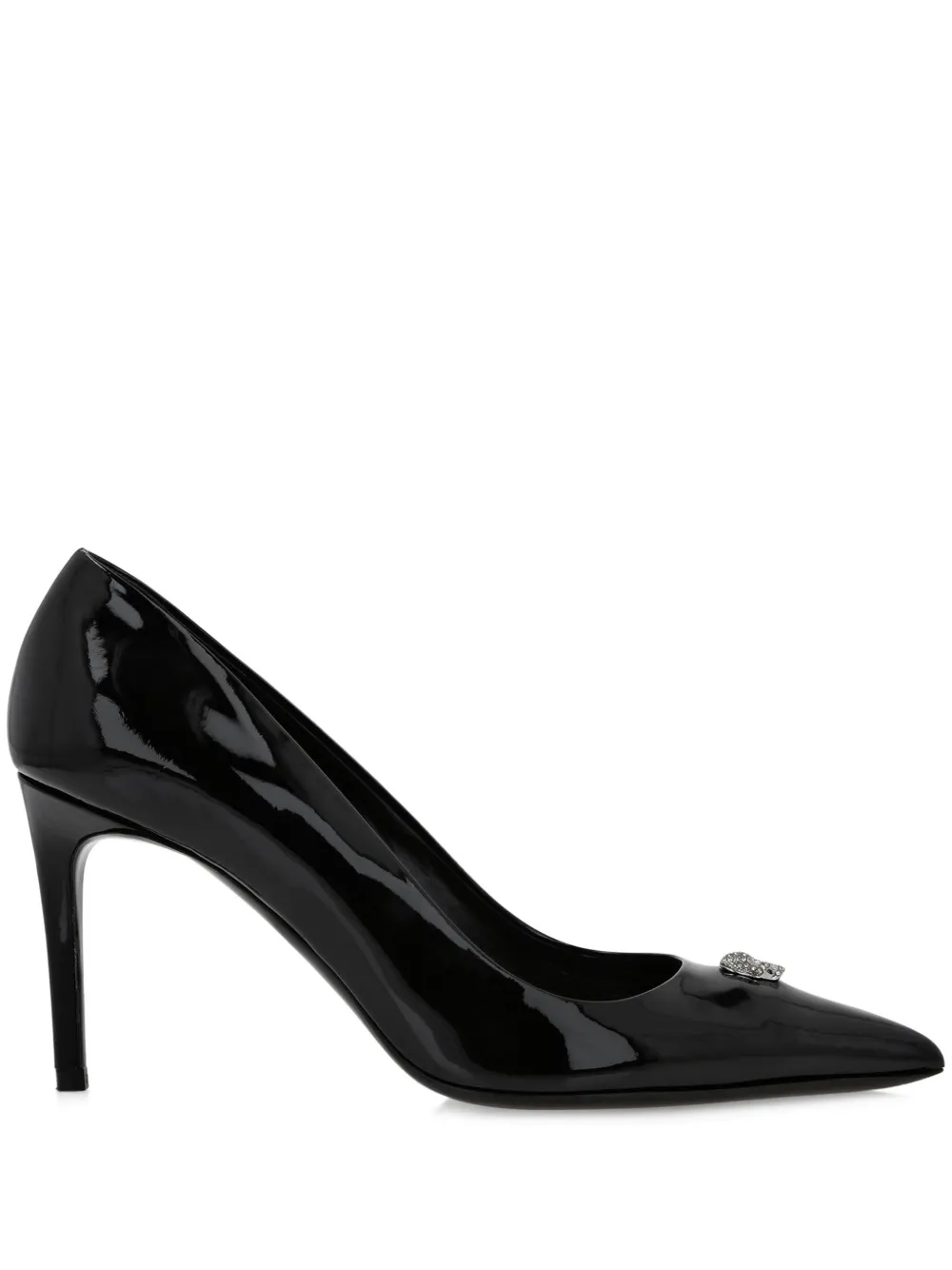 Philipp Plein 80mm Decollete Pumps In Black