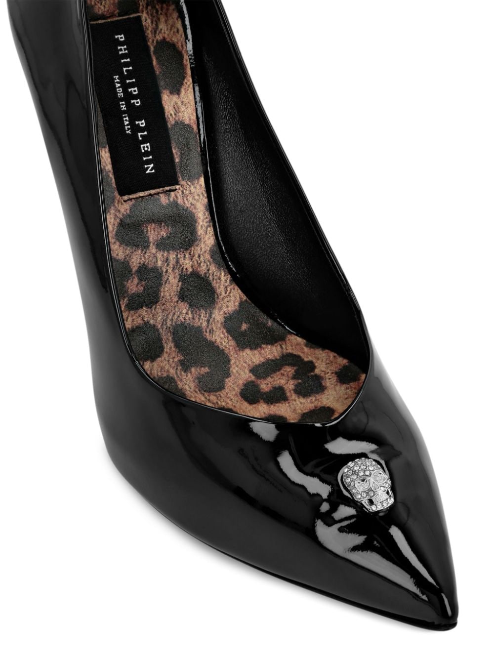 Shop Philipp Plein Skull-plaque High-heel Pumps In Black