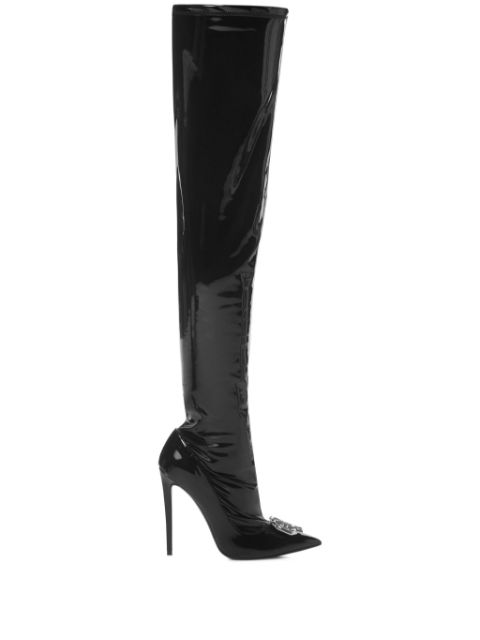 Philipp Plein Plein latex boots Women