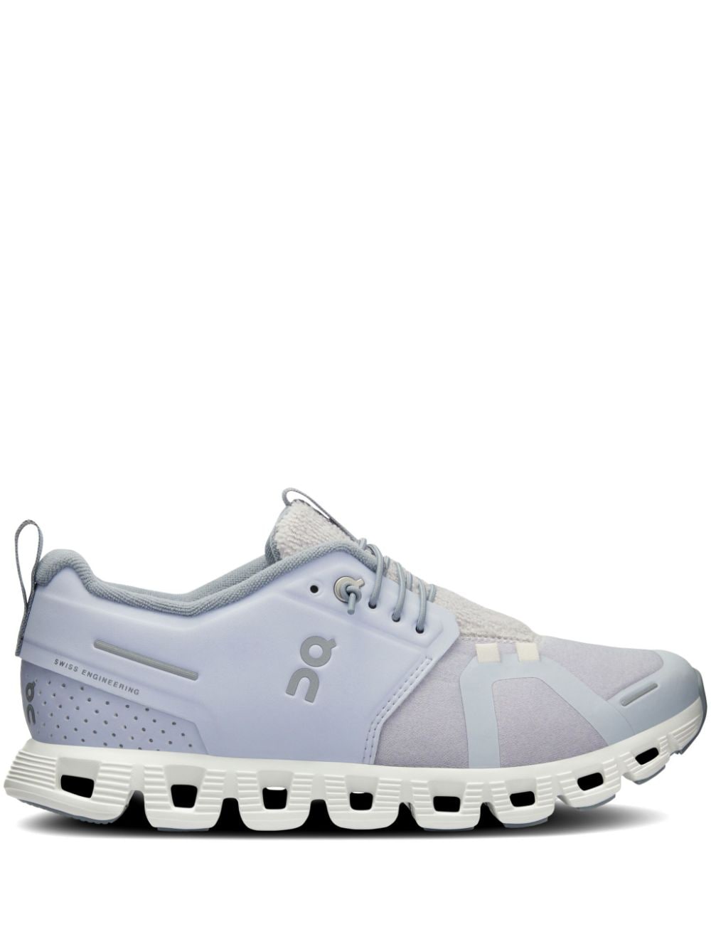 On Running Cloud 5 Terry Logo-patch Sneakers In Blue