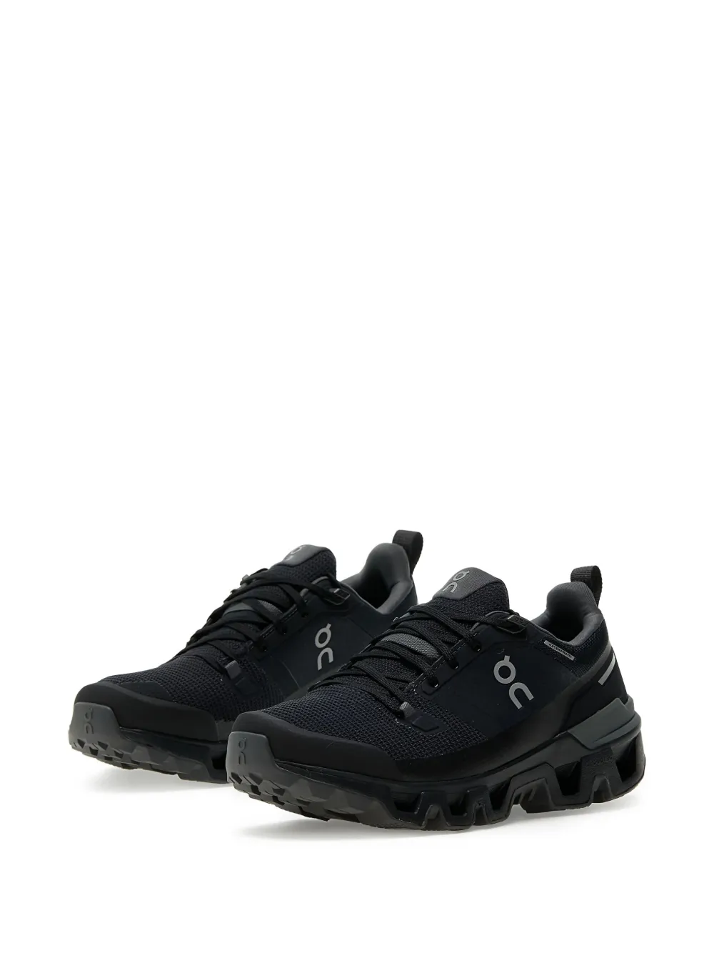 On Running logo-print sneakers Black