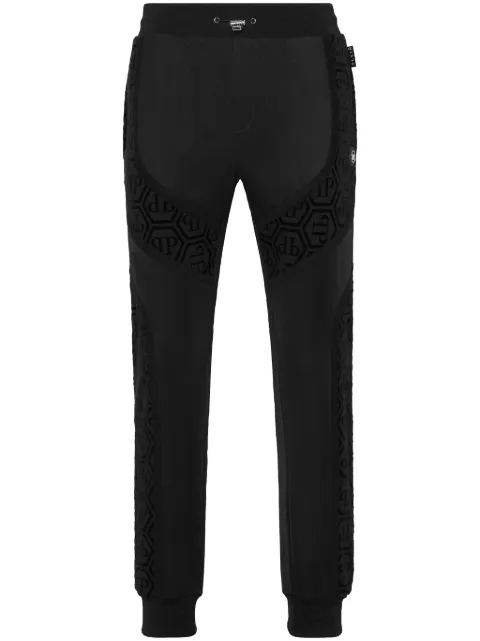 Philipp Plein logo-patch track pants Men