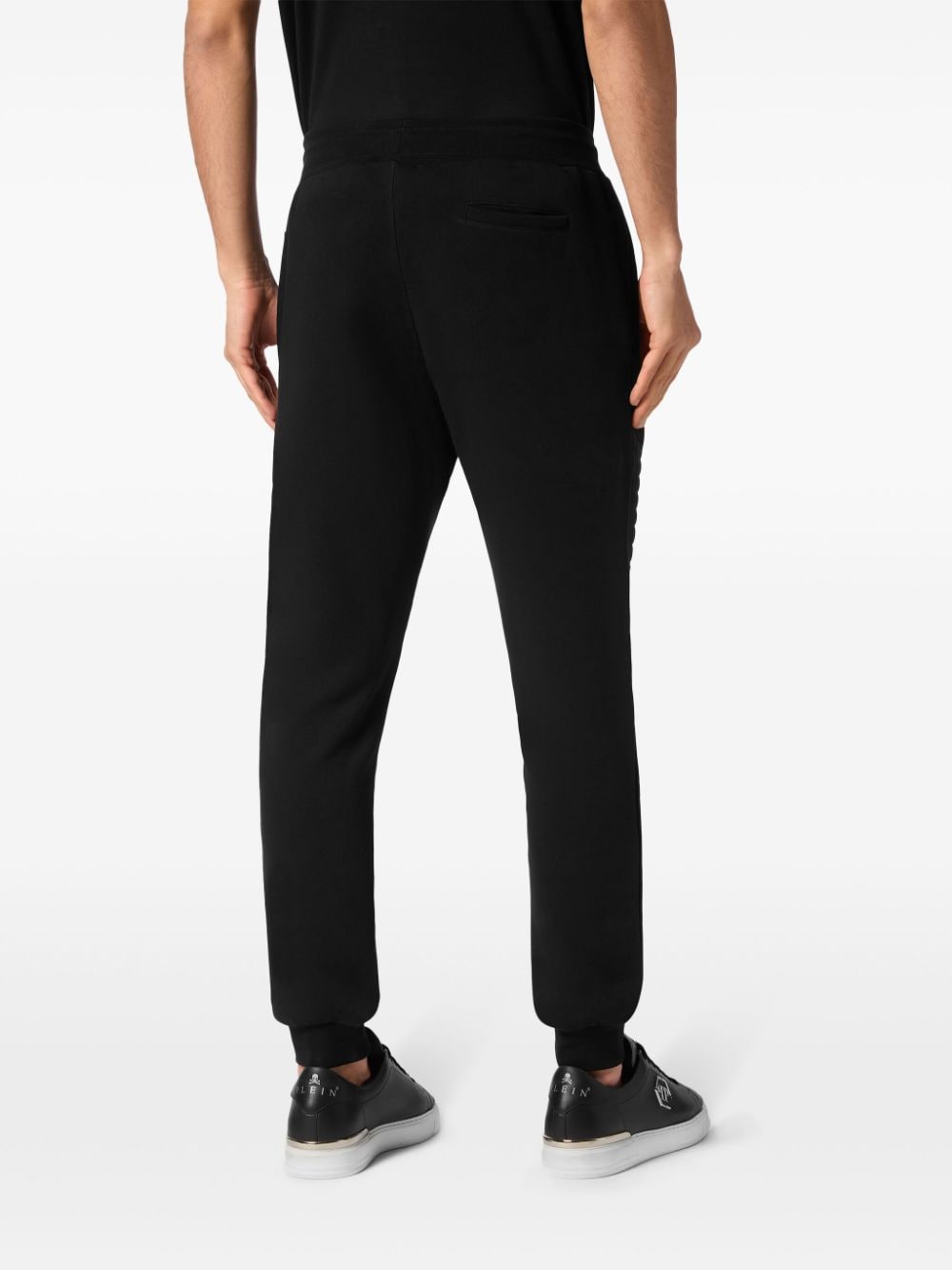 Shop Philipp Plein Zipped Jogging Trousers In Black