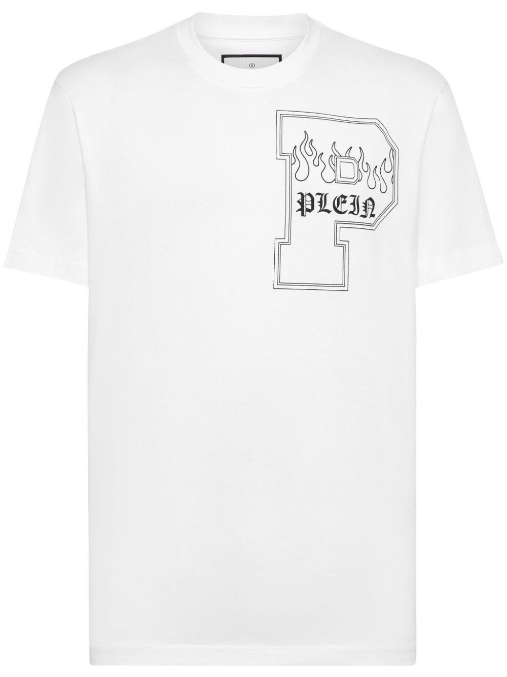 Philipp Plein Ss Round Neck T-shirt In White