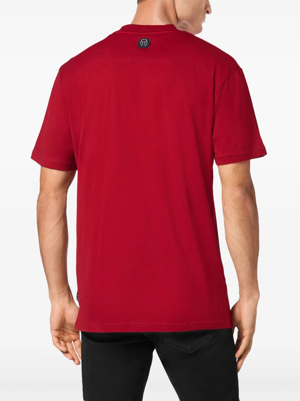 Philipp Plein T-shirt met logoprint Rood