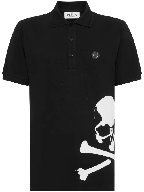 Polo Skull and Bones en coton - Philipp Plein - Modalova