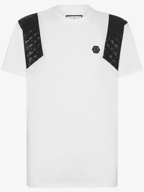 Philipp Plein playera con panel capitonado