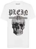 Philipp Plein Skull crystal-embellished T-shirt - White