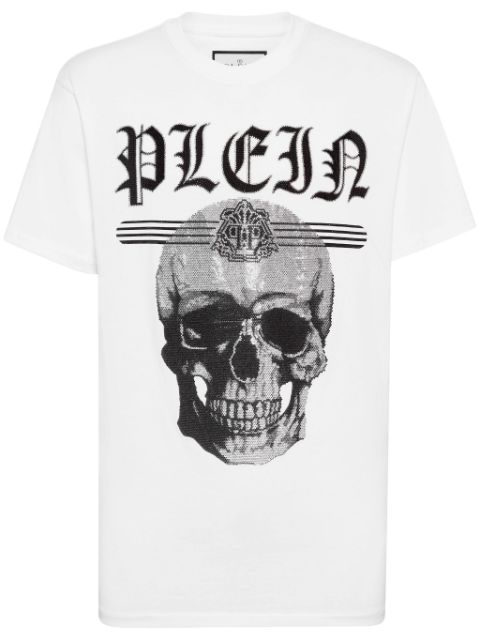 Philipp Plein Skull crystal-embellished T-shirt Men