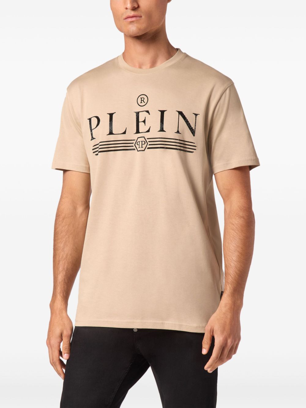 Shop Philipp Plein Ss Tattoo T-shirt In Neutrals