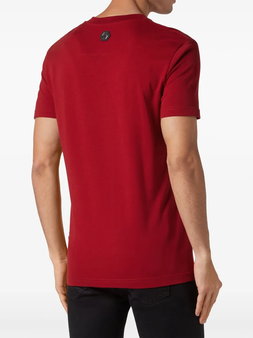 Philipp Plein T-shirt met logoprint Rood