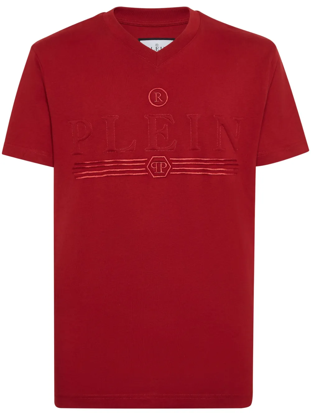 Philipp Plein T-shirt met logoprint Rood