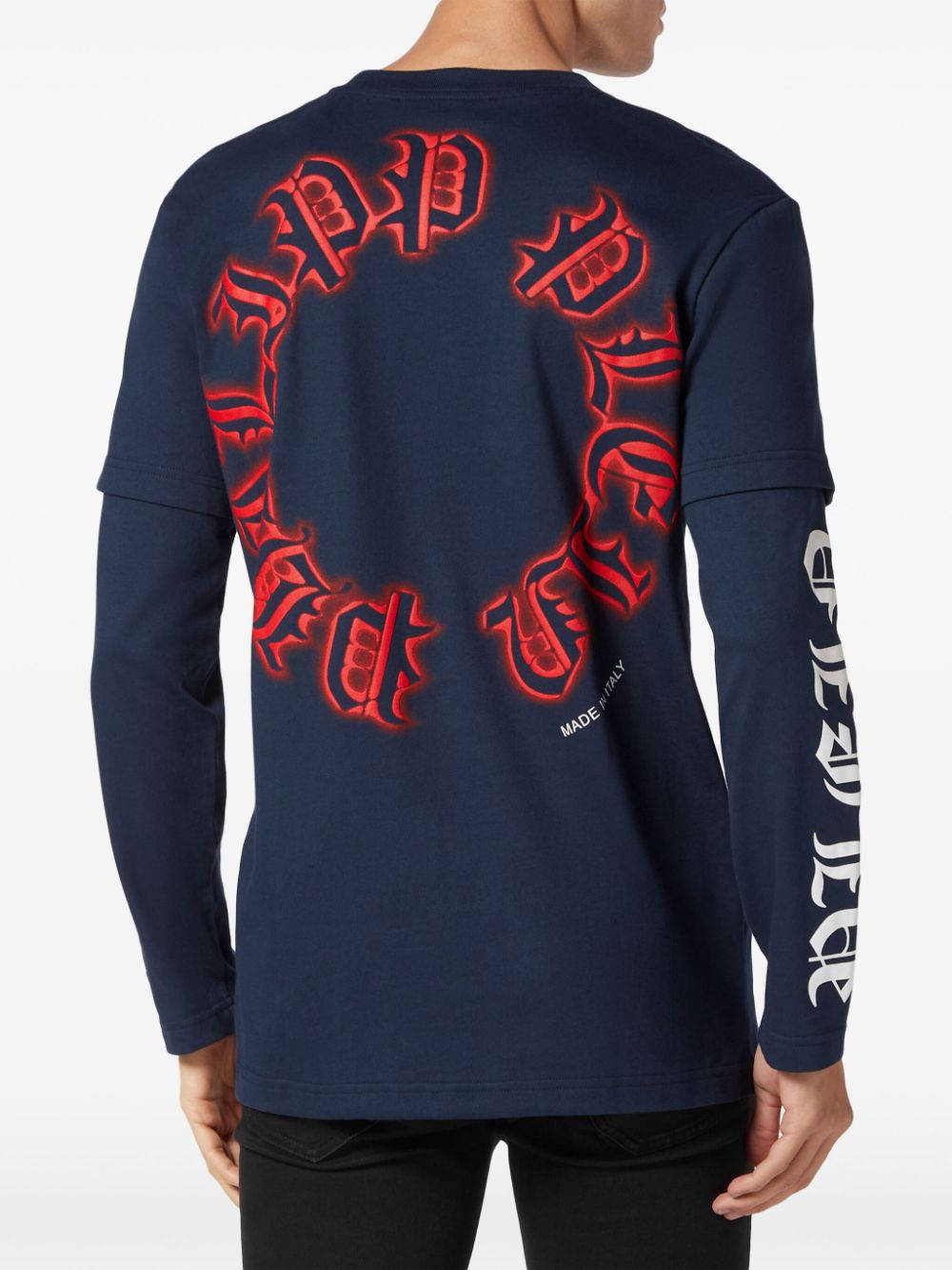 Philipp Plein layered cotton T-shirt Men