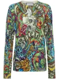 Philipp Plein Tattoo jumper - Green