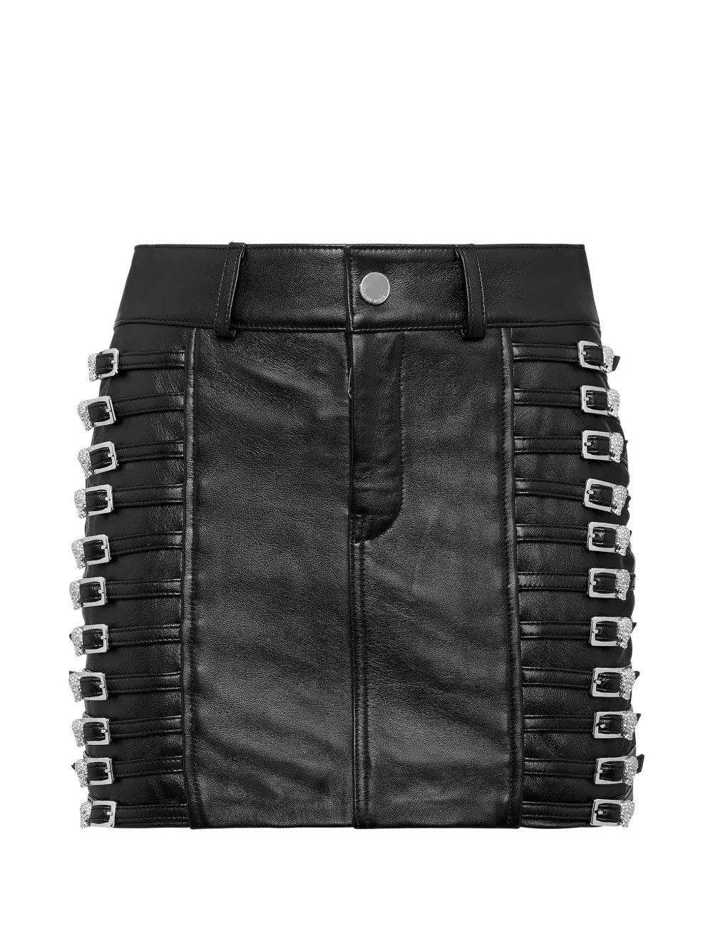 Philipp Plein Mini-rok verfraaid met kristallen Zwart