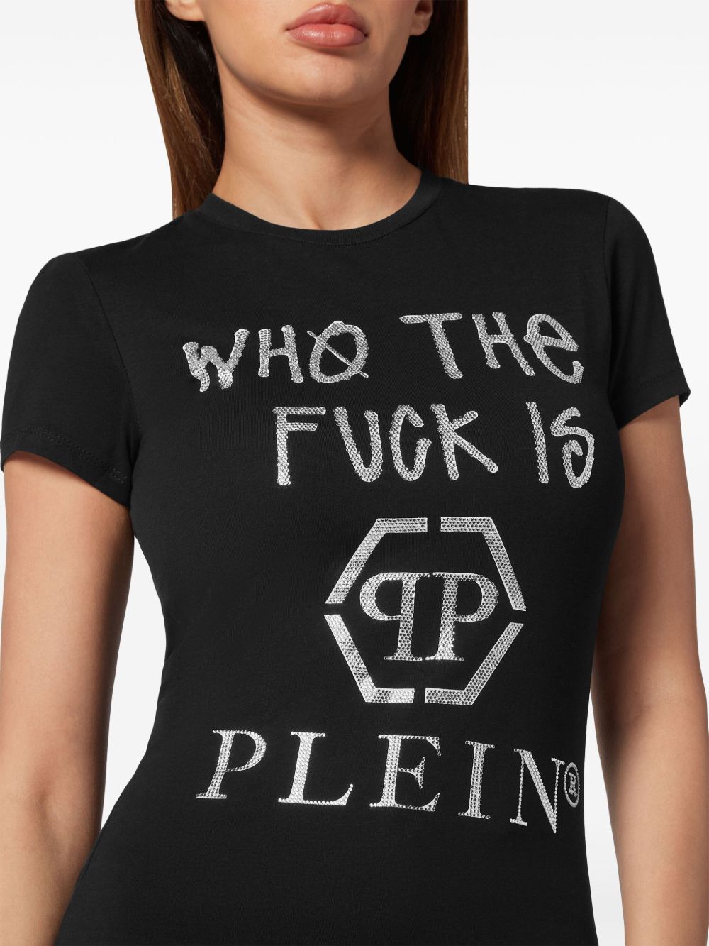 Philipp Plein Sexy Pure cotton T-shirt Women