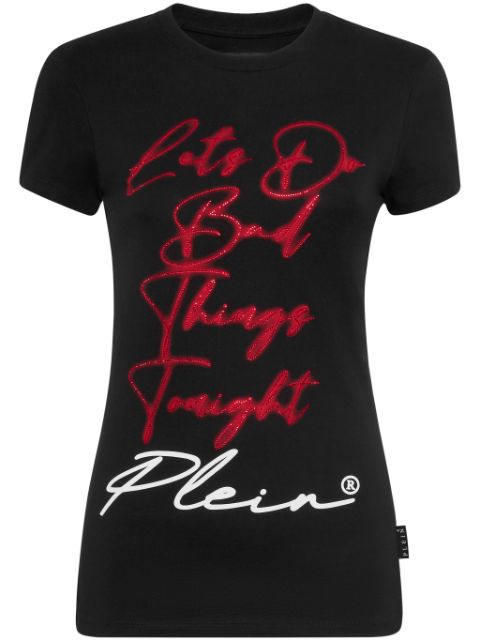 Philipp Plein Sexy Pure cotton T-shirt Women