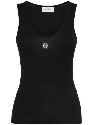 Dolce & Gabbana DG Logo Tank Top | Black | FARFETCH