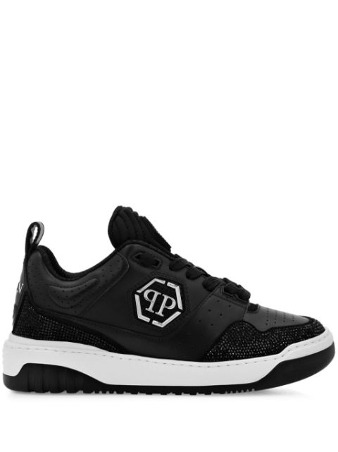 Philipp Plein crystal-embellished low-top sneakers Women