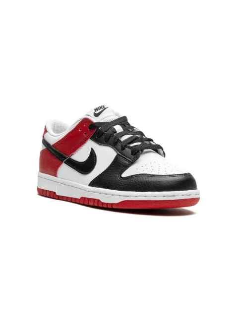 Nike Kids Dunk Low "Black Toe" sneakers
