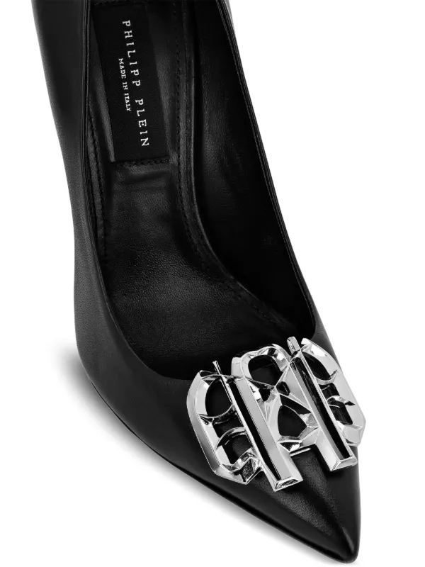 Philipp Plein 120mm Gothic Pumps | Black | FARFETCH