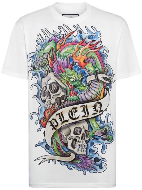 Philipp Plein graphic-print cotton T-shirt Men