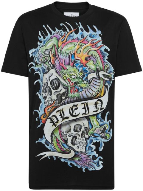 Philipp Plein graphic-print cotton T-shirt Men