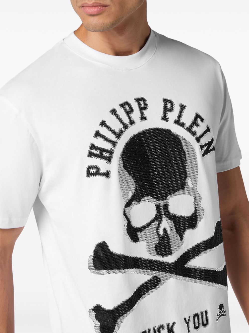 Philipp Plein Skull crystal-embellished T-shirt Men